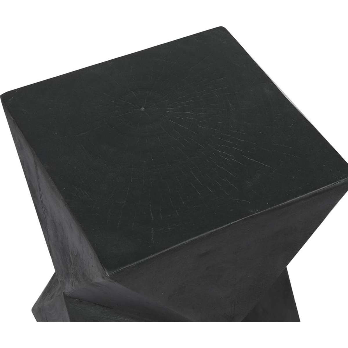 Levede Side Table Terrazzo Geometric Shape Magnesia Concrete Stool