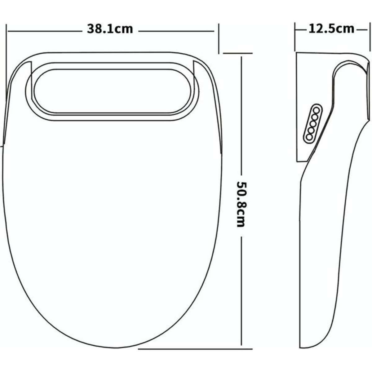 Traderight Group Electric Bidet Toilet Seat Cover Bathroom Washlet