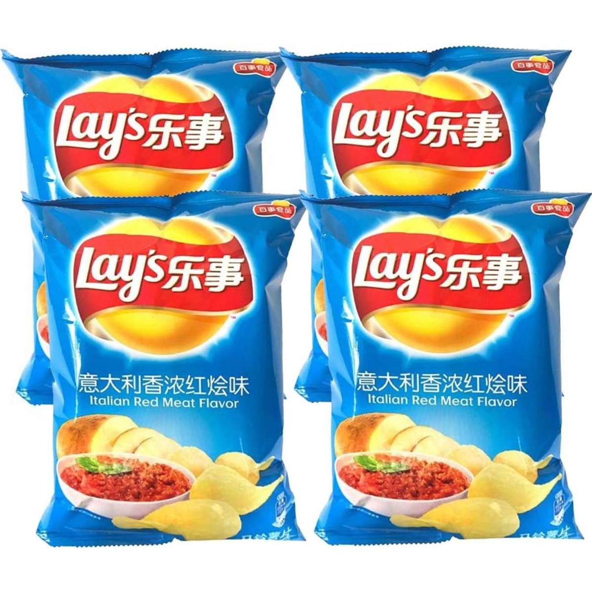 Lay's Potato Chips Italian Red Meat Flavor 70g X 4Pack | Woolworths