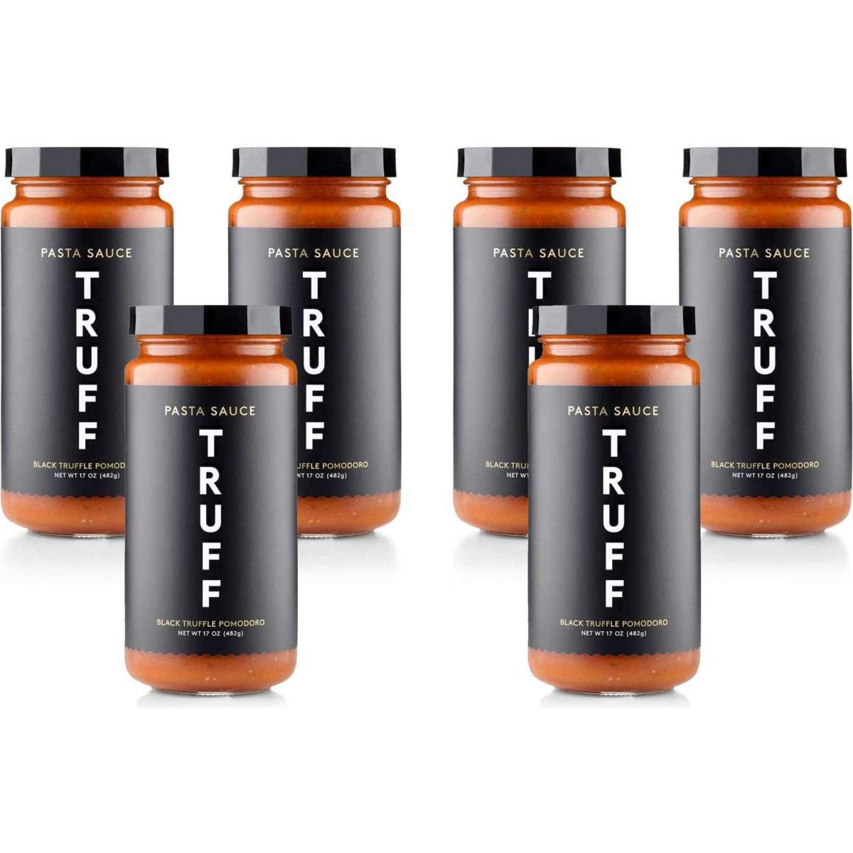 TRUFF Black Truffle Pomodoro Red Pasta Sauce Gluten Free 482g x 2 Jars