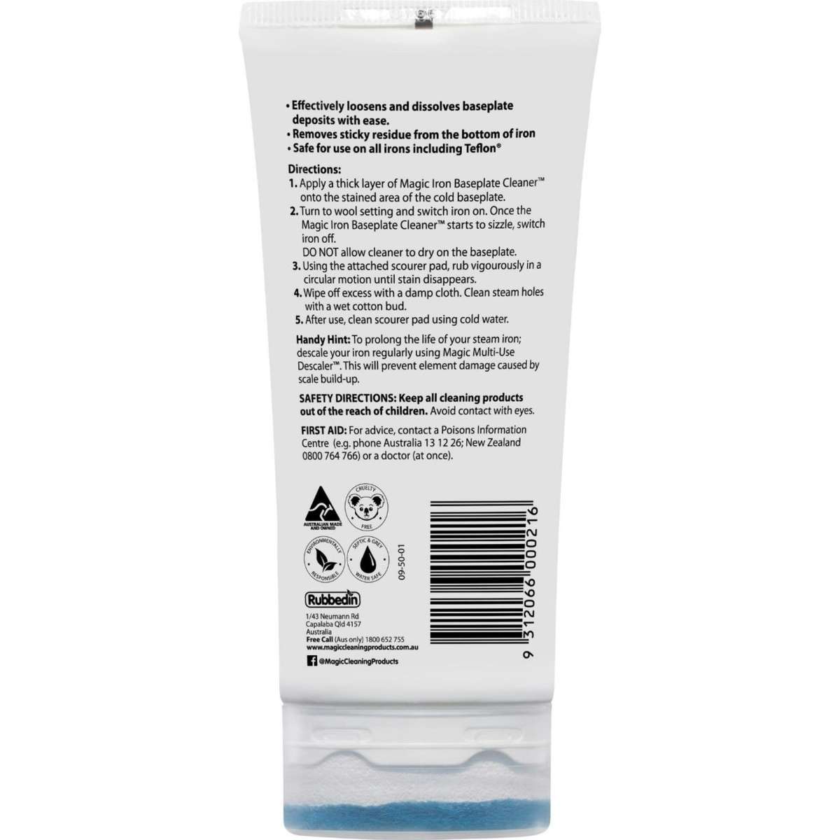 Rubbedin Magic Iron Baseplate Cleaner 50g | Woolworths