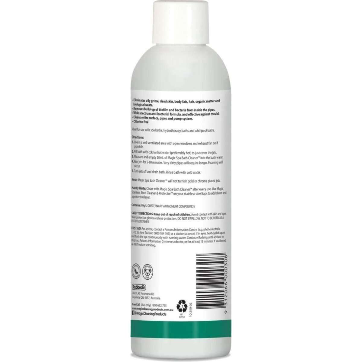 Rubbedin Magic® Spa Bath Cleaner 250mL Woolworths