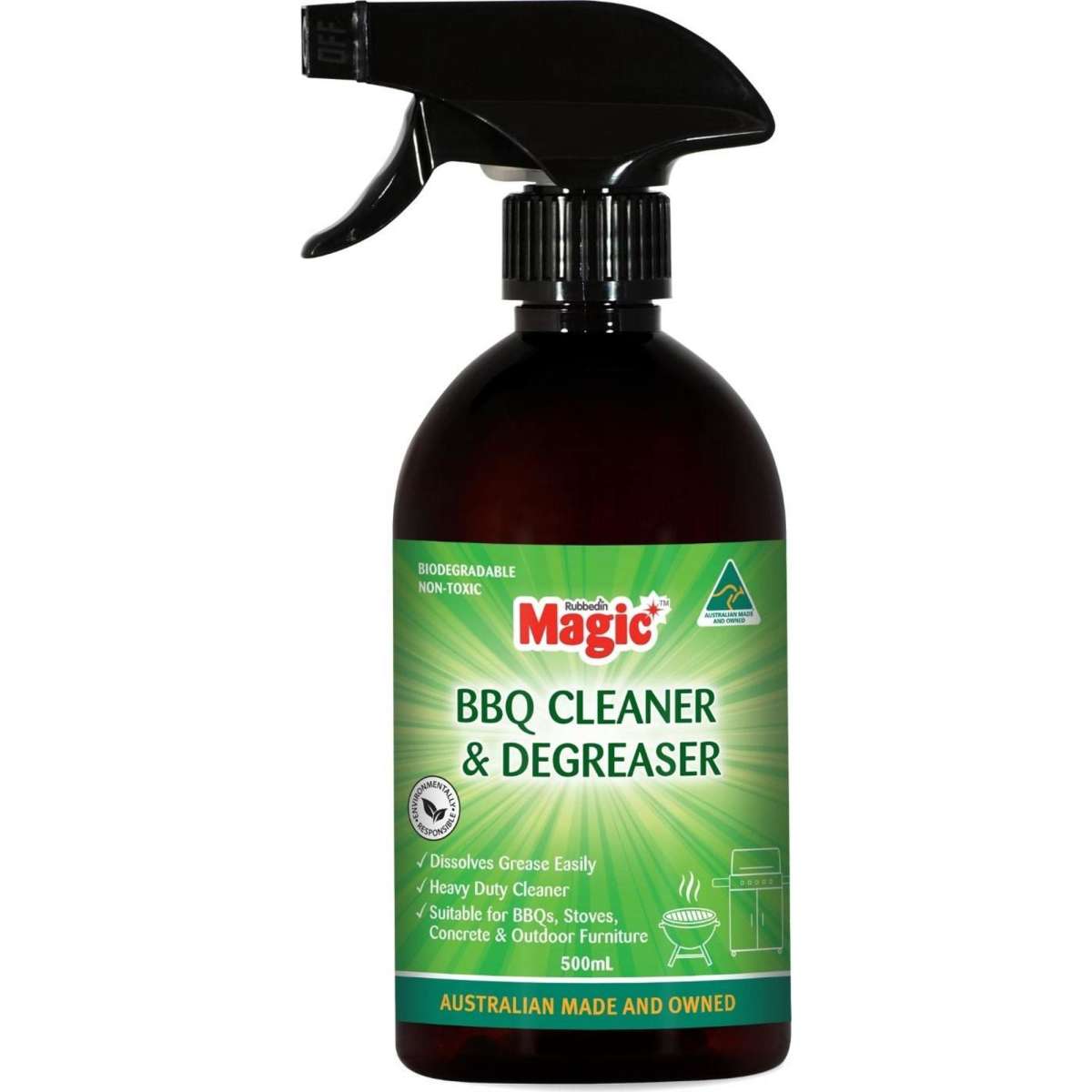 Rubbedin Magic® BBQ Cleaner & Degreaser 500mL Woolworths