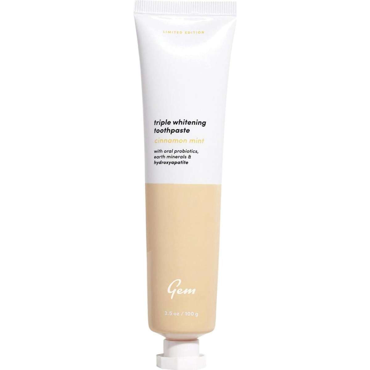 Gem Toothpaste Triple Whitening Cinnamon Mint 100g | Woolworths