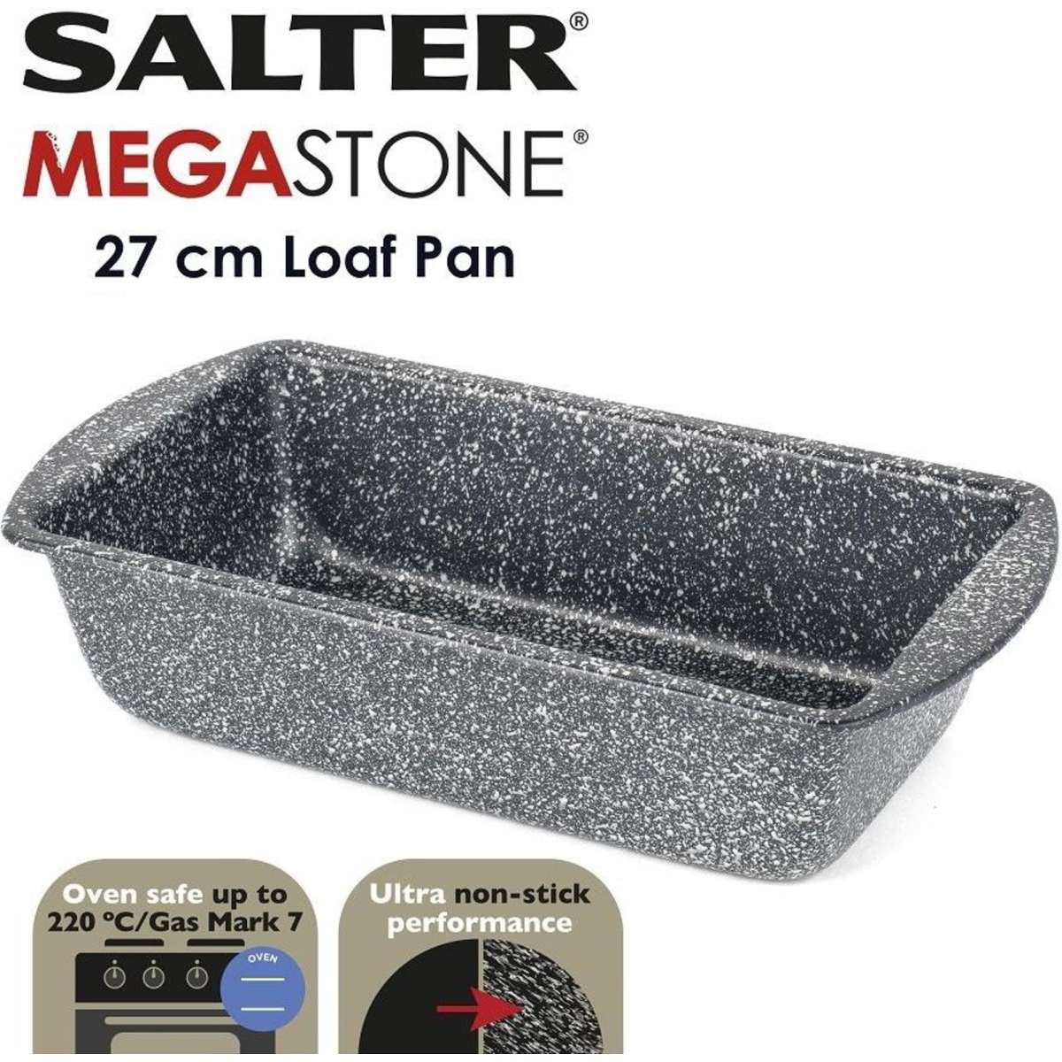 Salter Silver Megastone 27cm Loaf Pan Woolworths