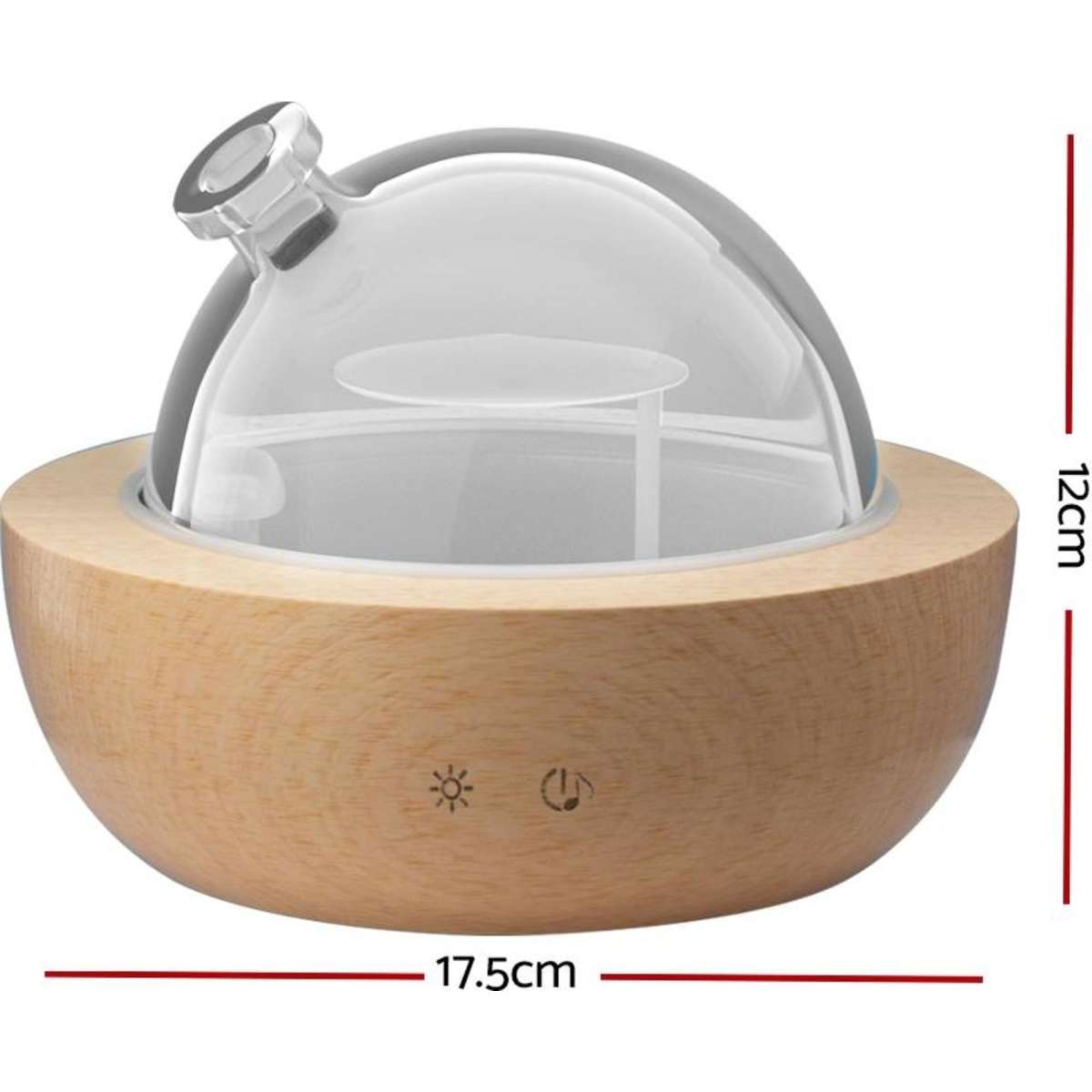 Devanti Aroma Diffuser Aromatherapy Glass 200ml Woolworths