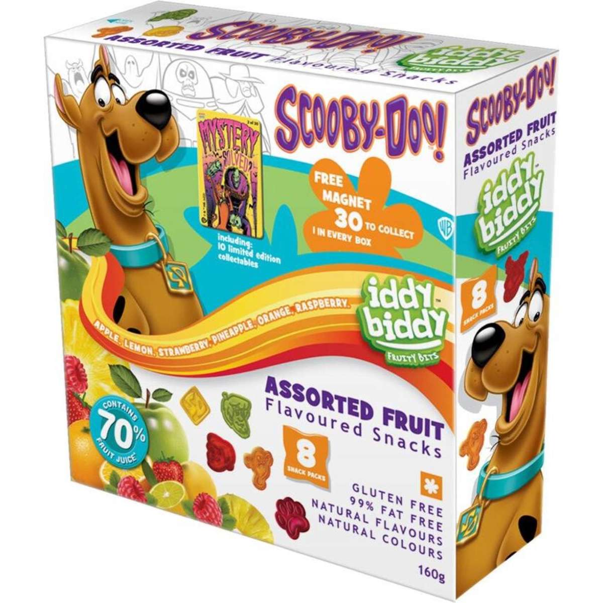 Iddy Biddy Scooby Doo Assorted Fruit Gummies 960g 6 x 8PK | Woolworths