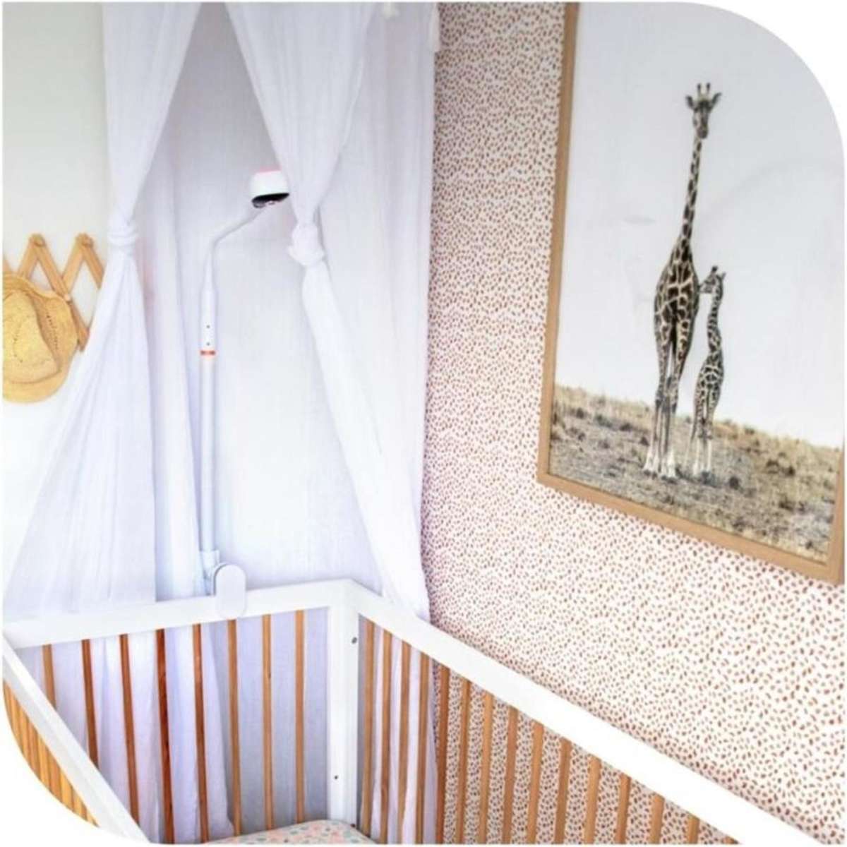 Nursery Pal Skyview 4.3" Smart HD WiFi Baby Monitor w/ Cot Stand