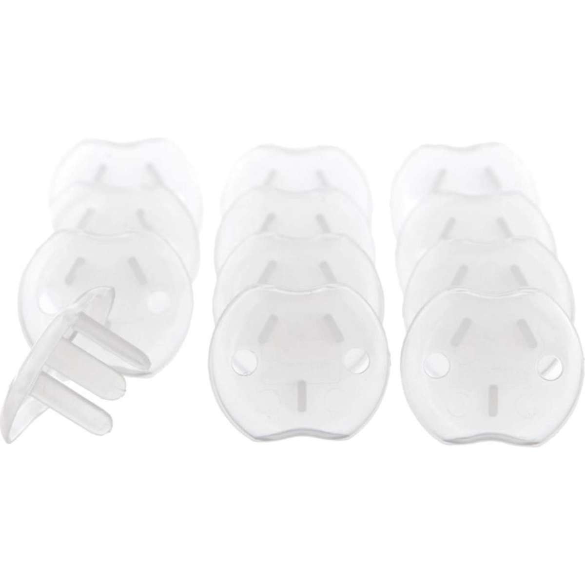 Dreambaby Baby Safety Outlet Plugs For AU/NZ Plugs Clear 12pc Woolworths