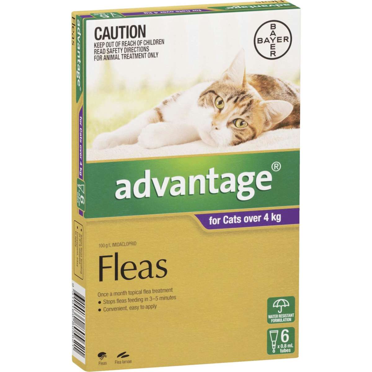 Advantage for Cats over 4kg (Purple) SKU900312 Woolworths