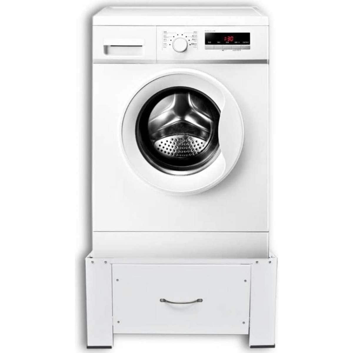NNEVL Washing Machine Pedestal with Drawer White Woolworths