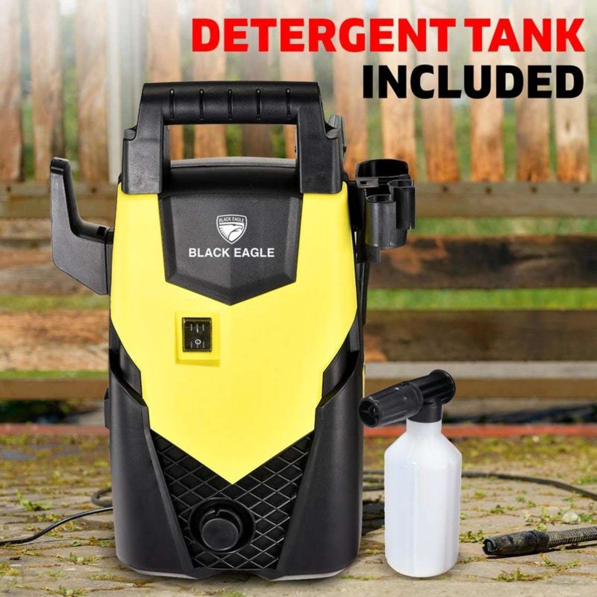 Black Eagle 2900PSI Electric High Pressure Washer Cleaner Gurney Water