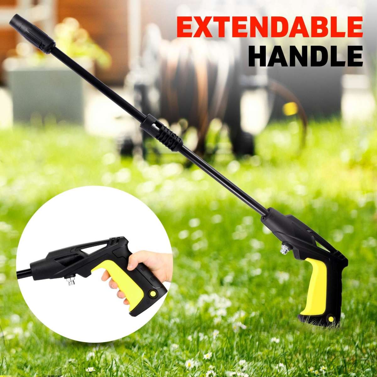 Black Eagle 2900PSI Electric High Pressure Washer Cleaner Gurney Water