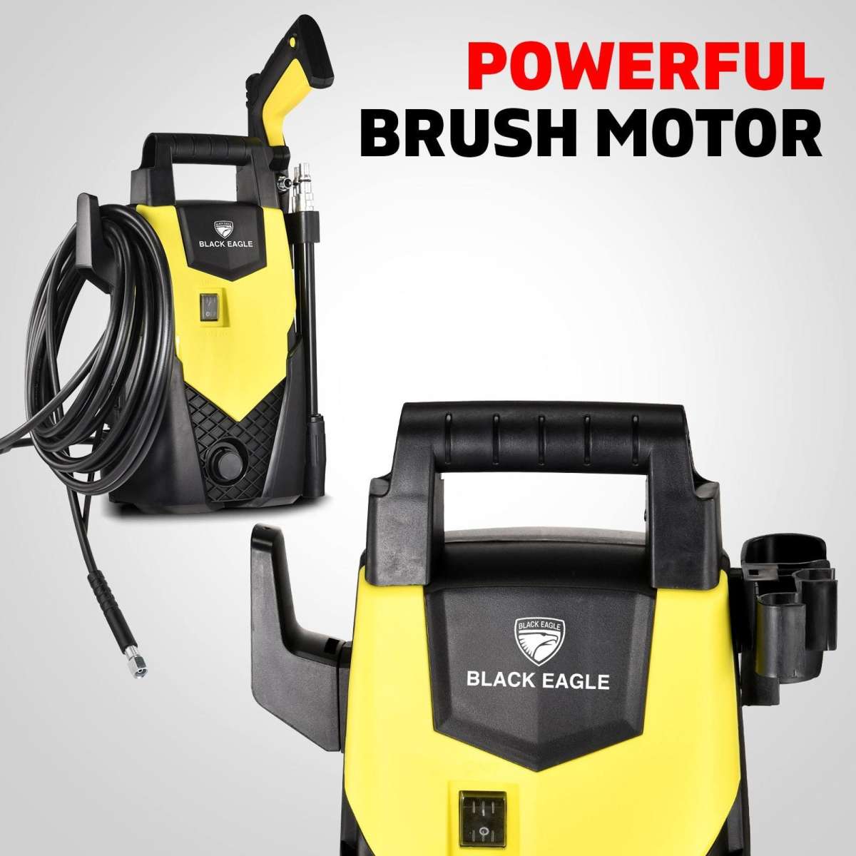 Black Eagle 2900PSI Electric High Pressure Washer Cleaner Gurney Water