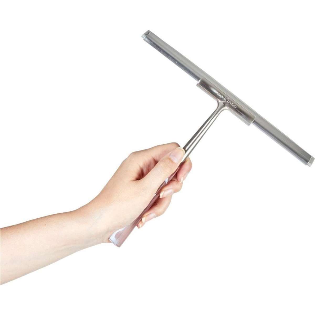 Better Living Linea Shower Squeegee Brushed Nickel Woolworths