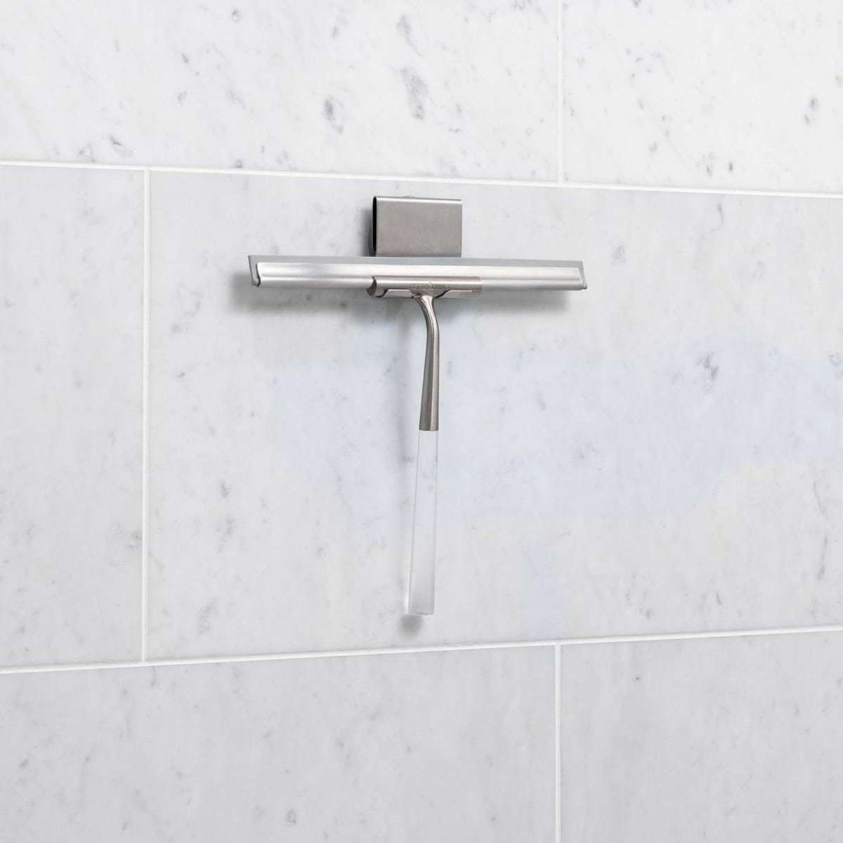 Better Living Linea Shower Squeegee Brushed Nickel Woolworths