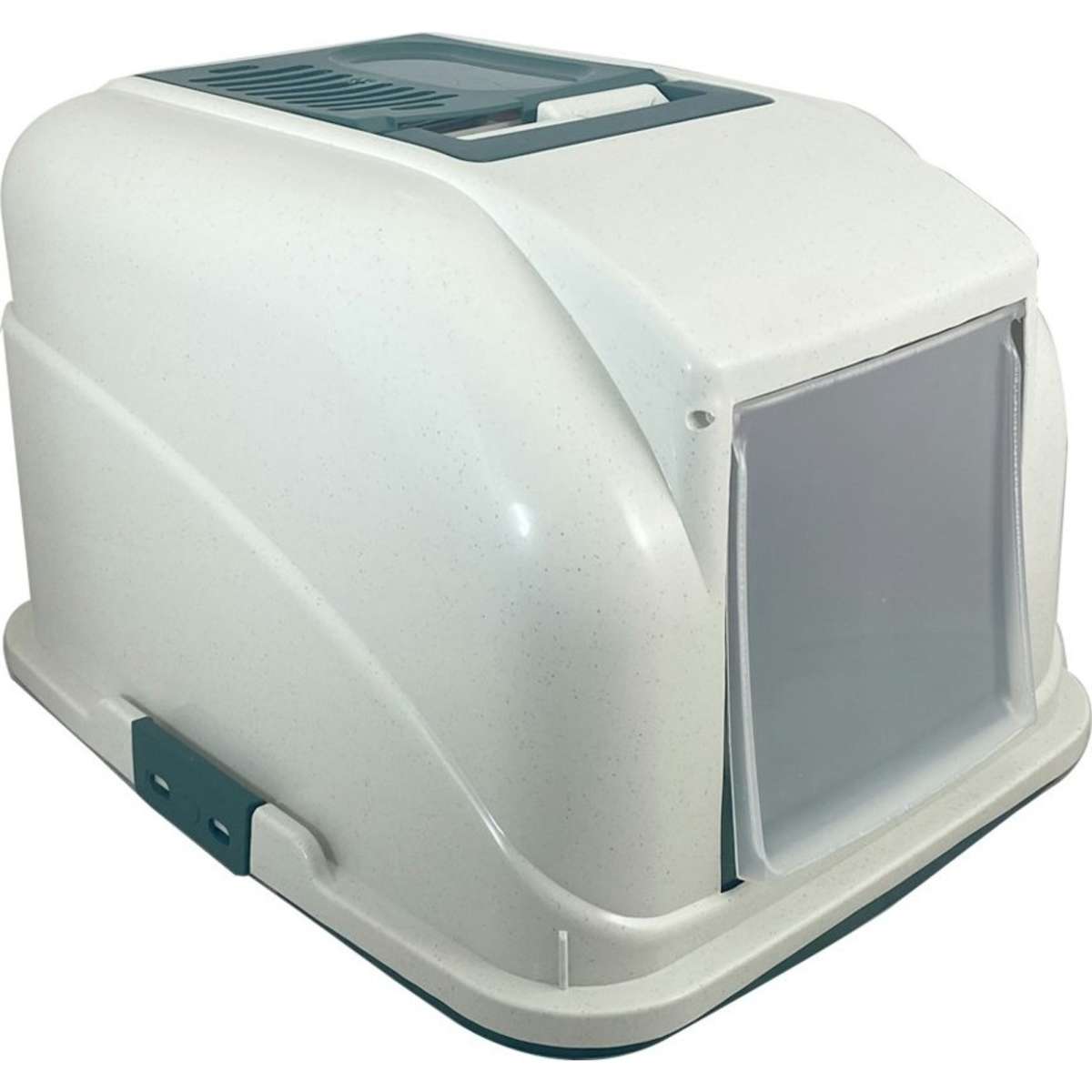 Show Master Rectangular Hooded Cat/Pet Litter Tray Assorted Woolworths