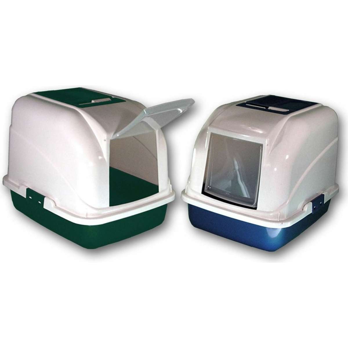 Show Master Rectangular Hooded Cat/Pet Litter Tray Assorted Woolworths