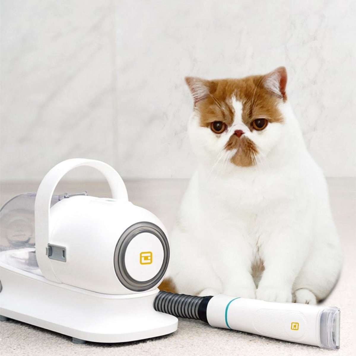 Geek Power Dog & Cat Pet Grooming Vacuum Kit w/ Clipper & Brushes Woolworths