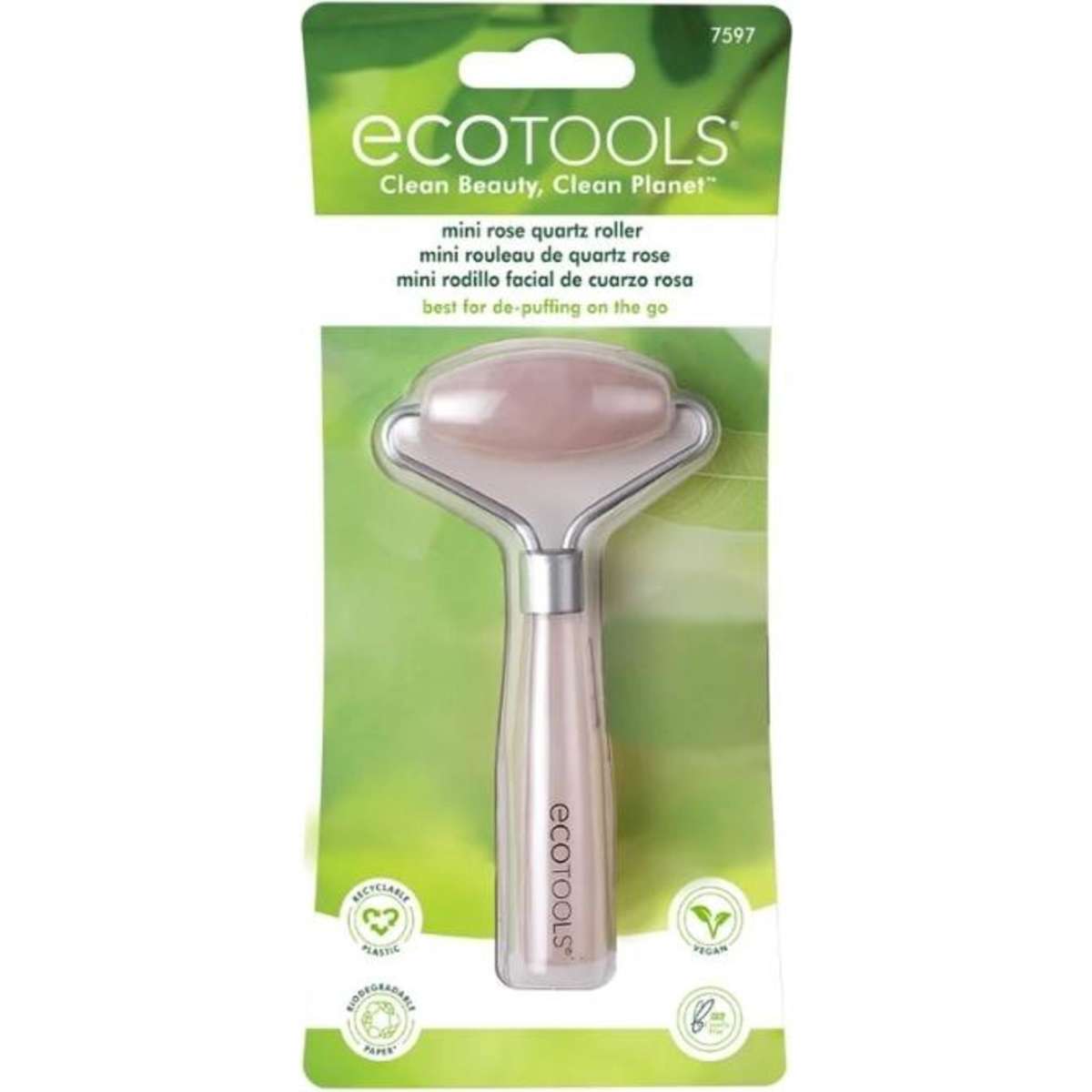 EcoTools Mini Rose Quartz Facial Roller Woolworths