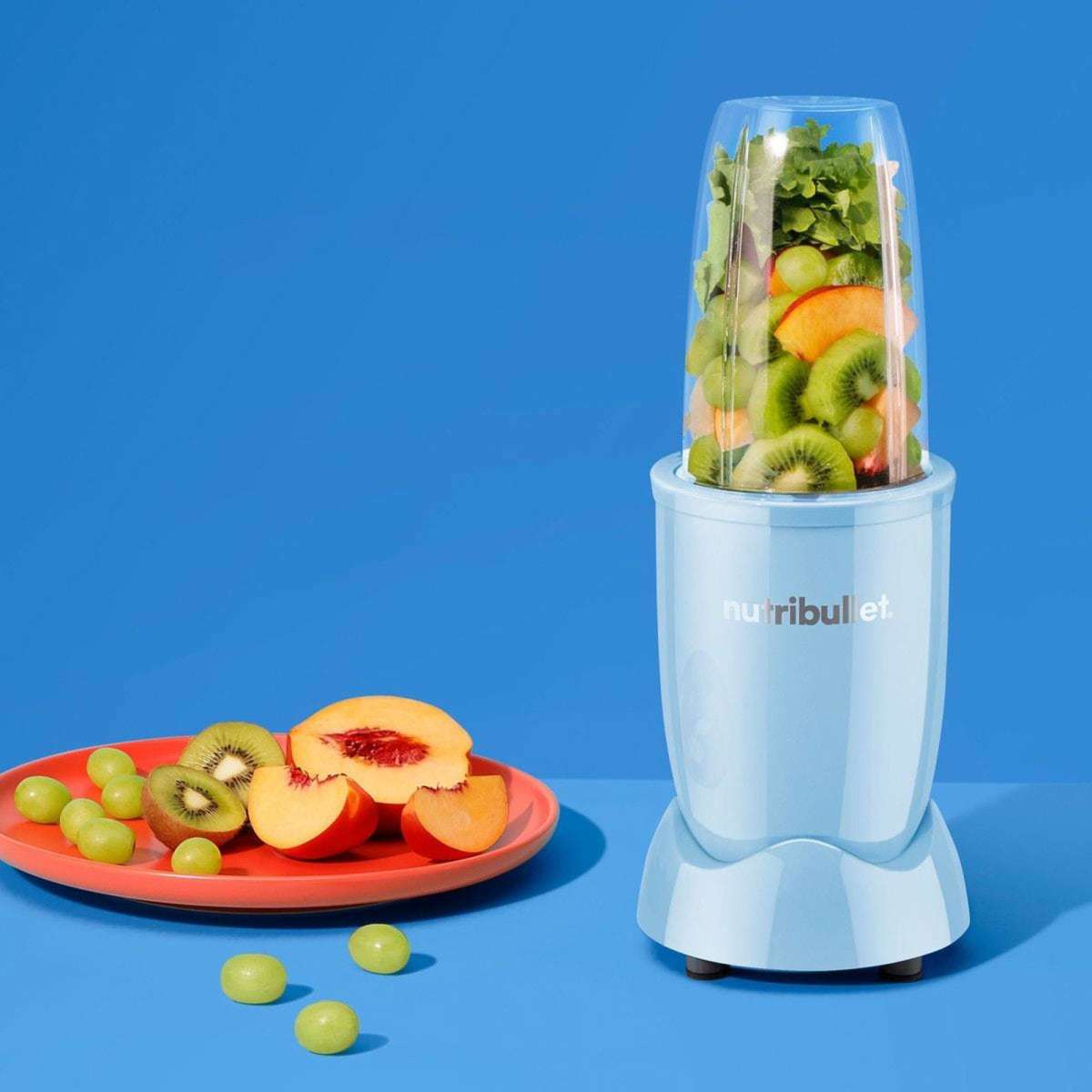 NutriBullet 600 Series Blender Gloss Sky Blue Woolworths