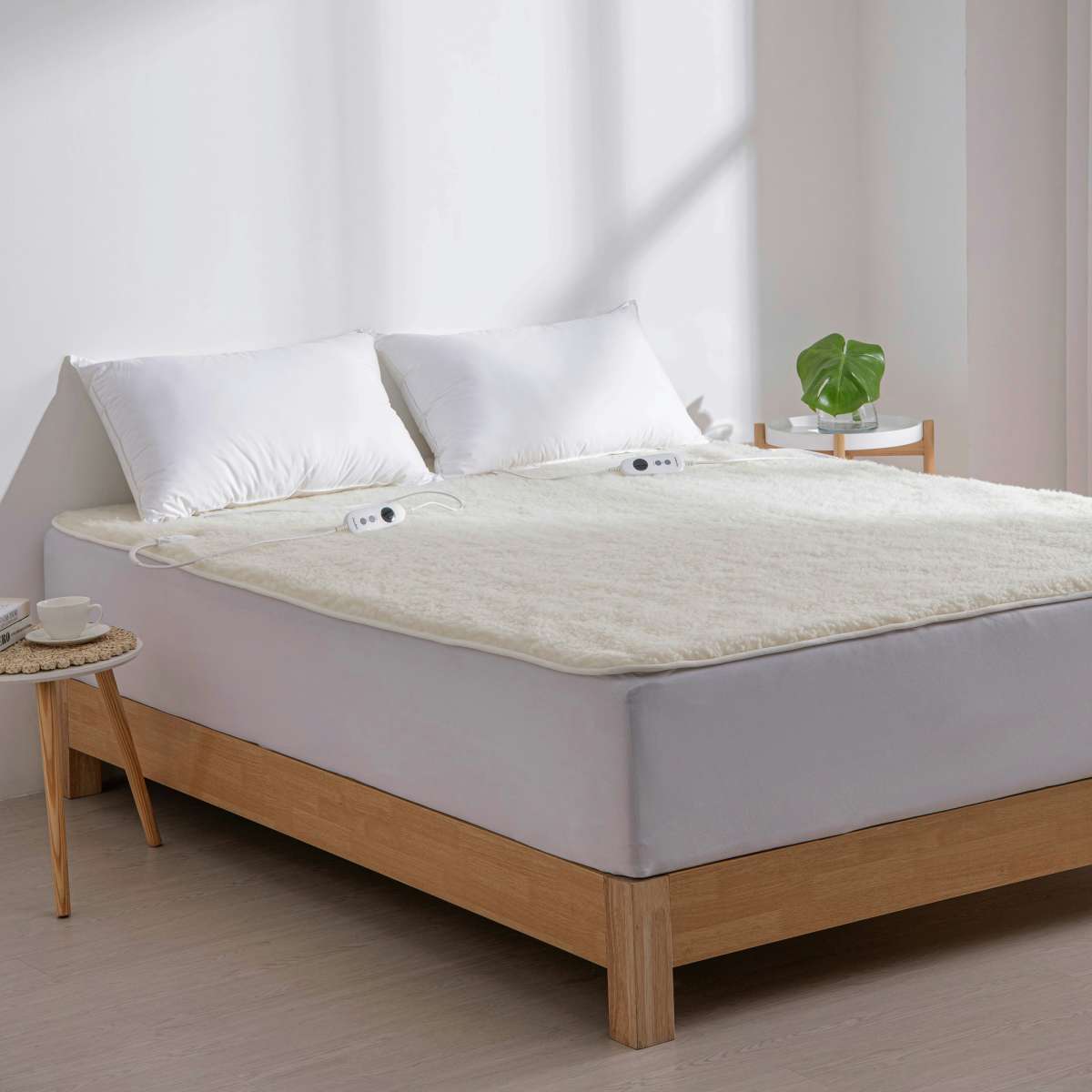 Dreamaker Australian Wool Fleece Electric Blanket Queen Bed Woolworths