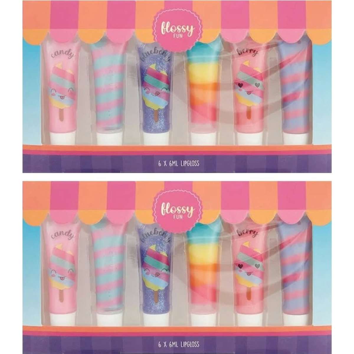 Kids/Children Cosmetics Makeup Fun Lipgloss 6ml 12pc | Woolworths