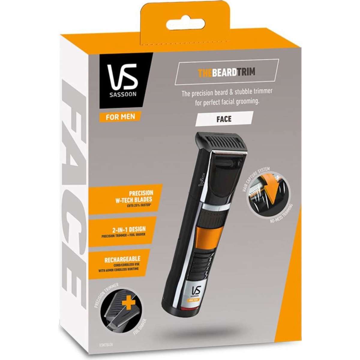 VS Sassoon The Beard Trim Facial Hair Shaver VSM7840A Woolworths