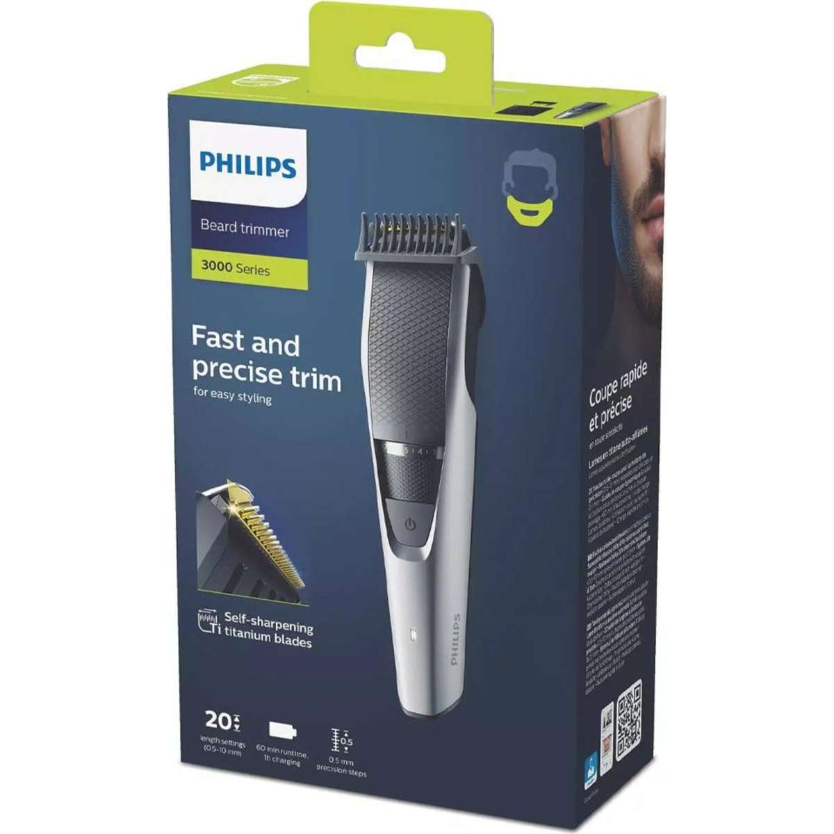 Philips Series 3000 Men's Beard Hair Trimmer/Clipper Woolworths