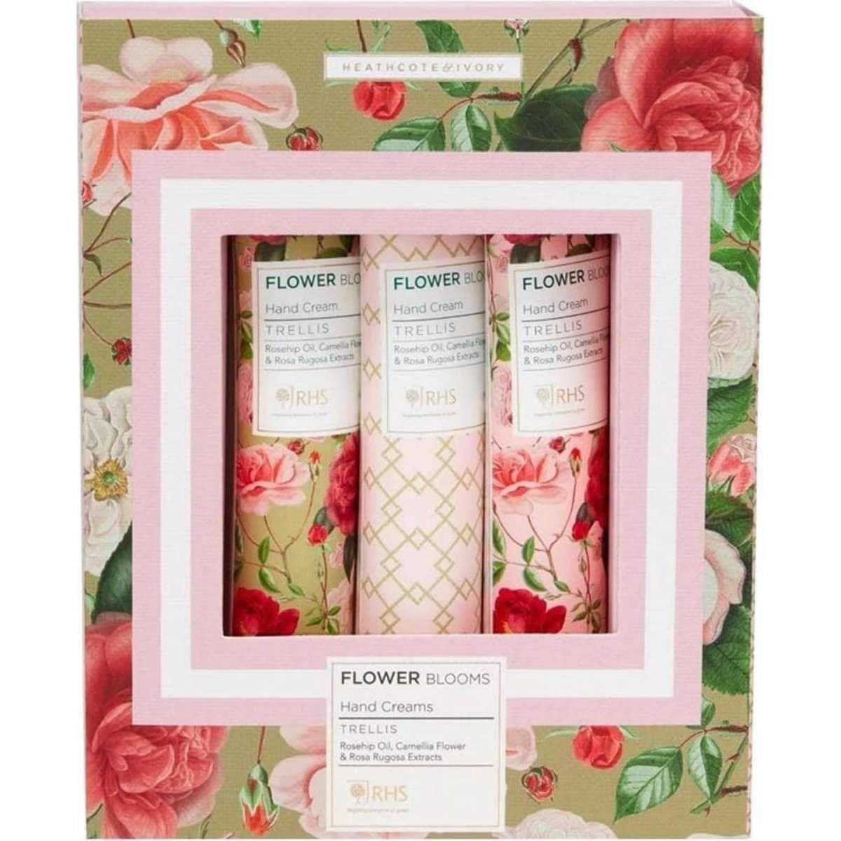 Heathcote & Ivory 30ml Flower Blooms Trellis Hand Creams 3pc Woolworths