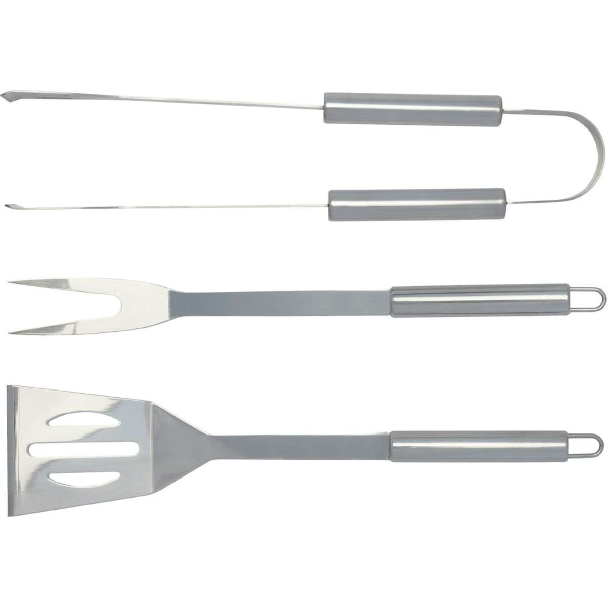 Euroline Mini BBQ Set Turner, Tongs & Fork 3pc | Woolworths