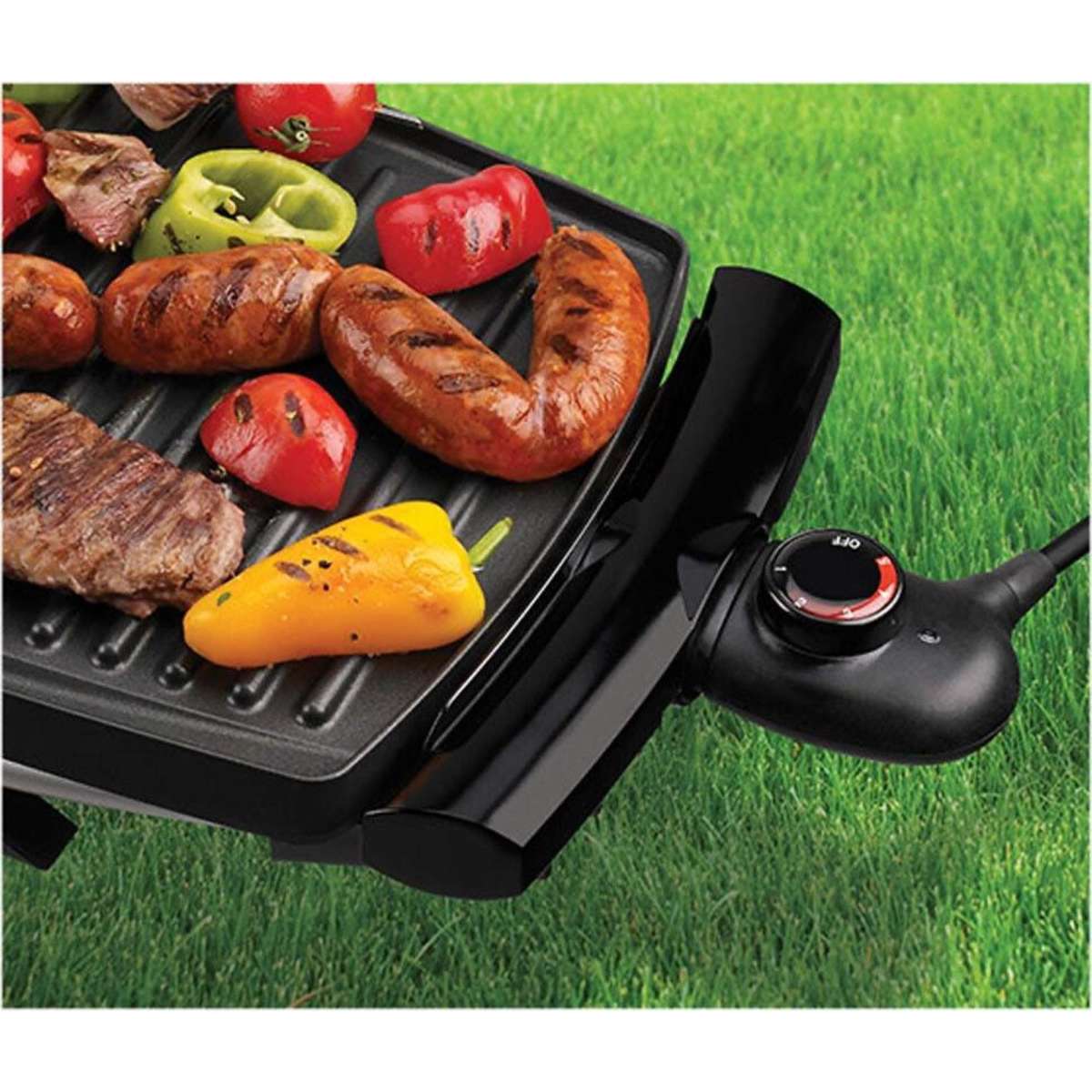 Foreman Indoor/Outdoor Electric BBQ Grill Red Woolworths