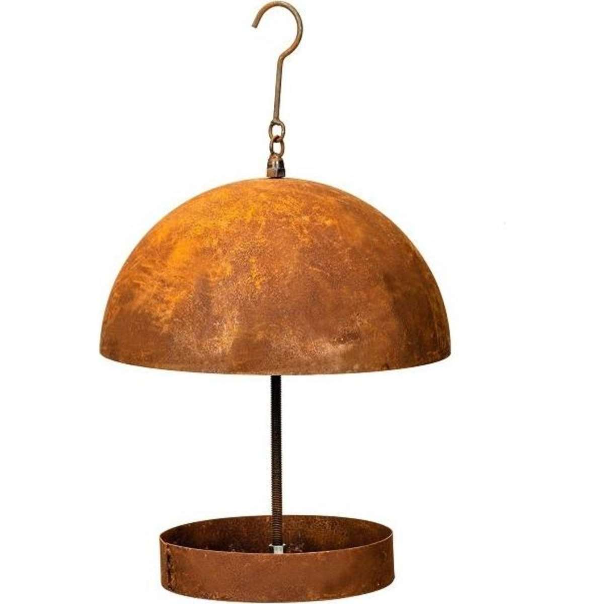 Bird Feeder Seed/Water Container Round Top Outdoor Garden Home Decor