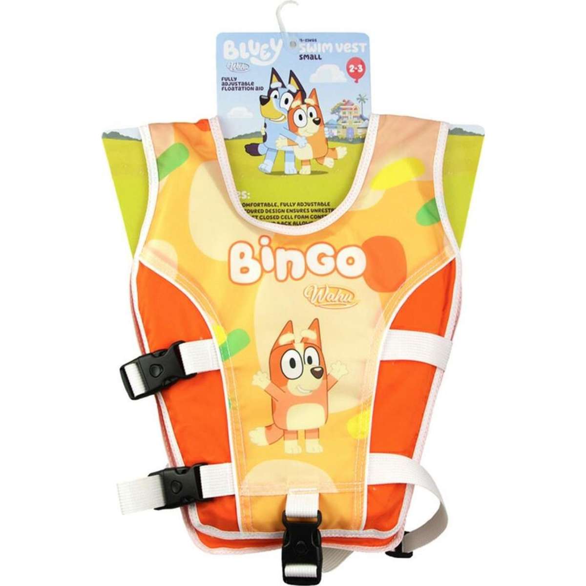 Bluey Swim Vest Child Small 15-25kg - Bingo | Woolworths