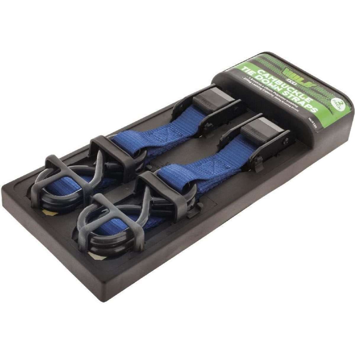 Hulk 4x4 Cambuckle Tie Down Straps 1.8m 2pc Woolworths