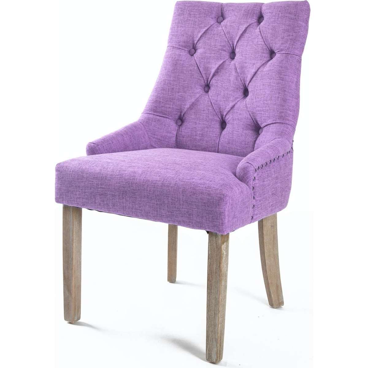 La Bella Violet French Provincial Dining Chair Amour Oak Leg 1EA