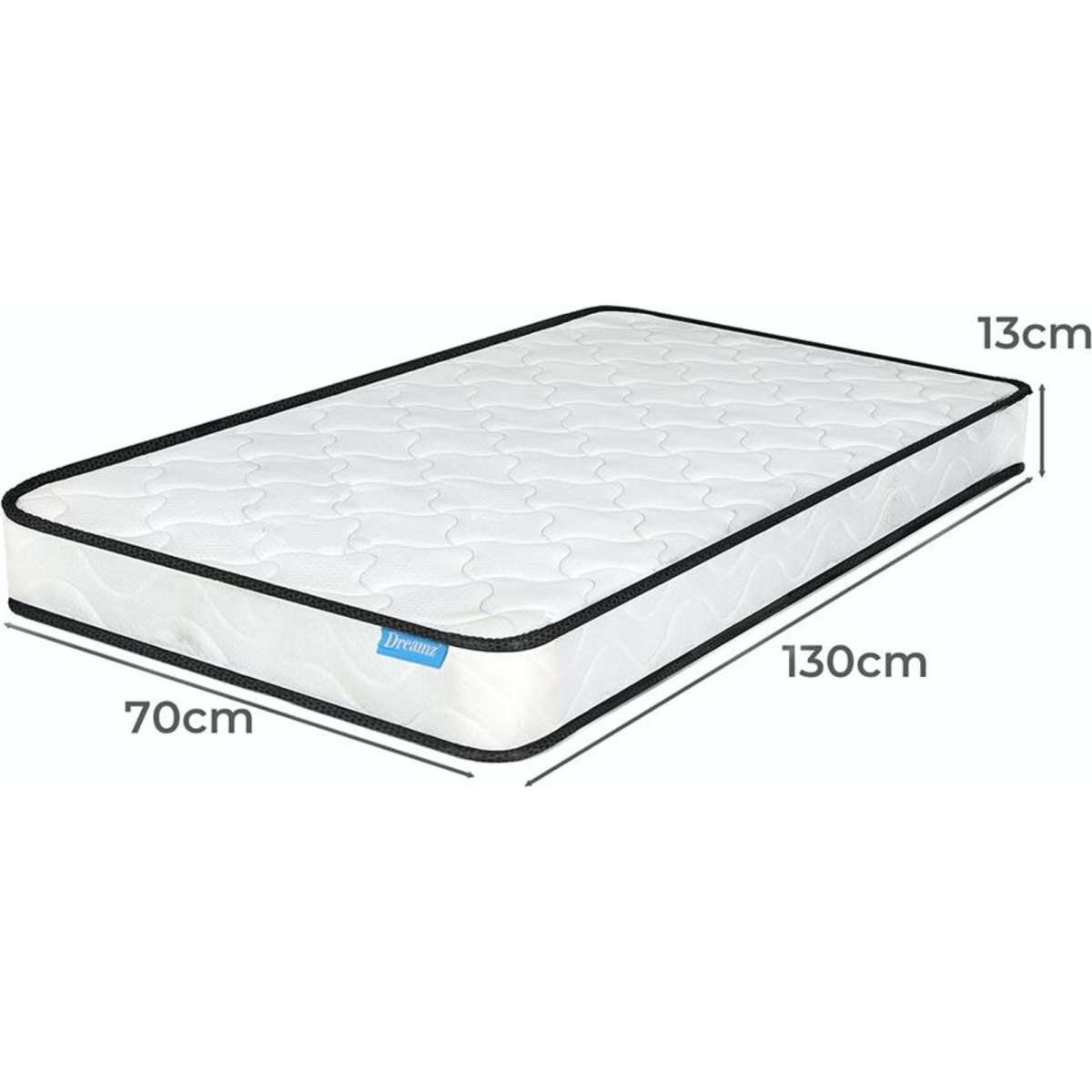 DreamZ Baby Kids Spring Mattress Firm Foam Bed Cot Crib Breathable ...