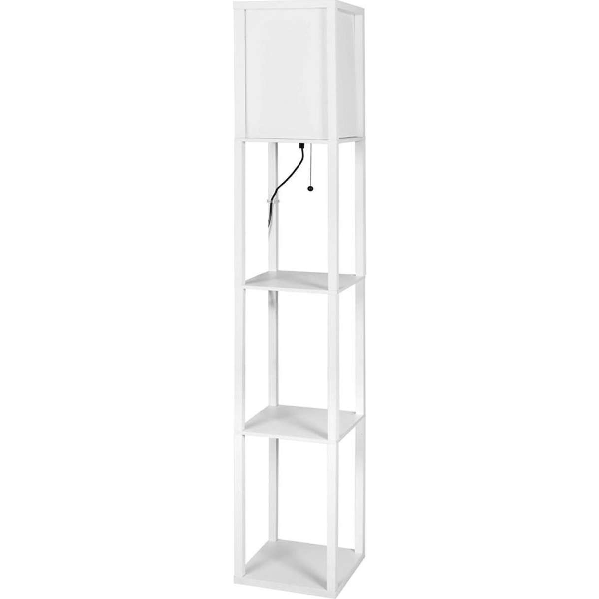 Corner light deals shelf