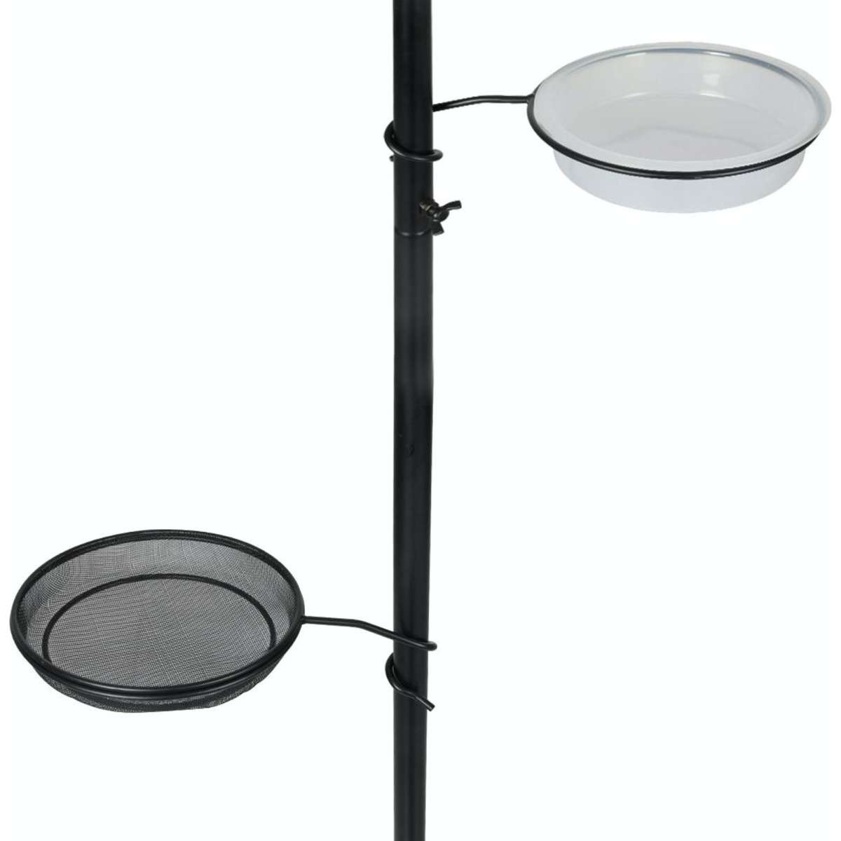 PaWz Metal Bird Feeder Hanging Wild Seed Container Hanger Stand Outdoor