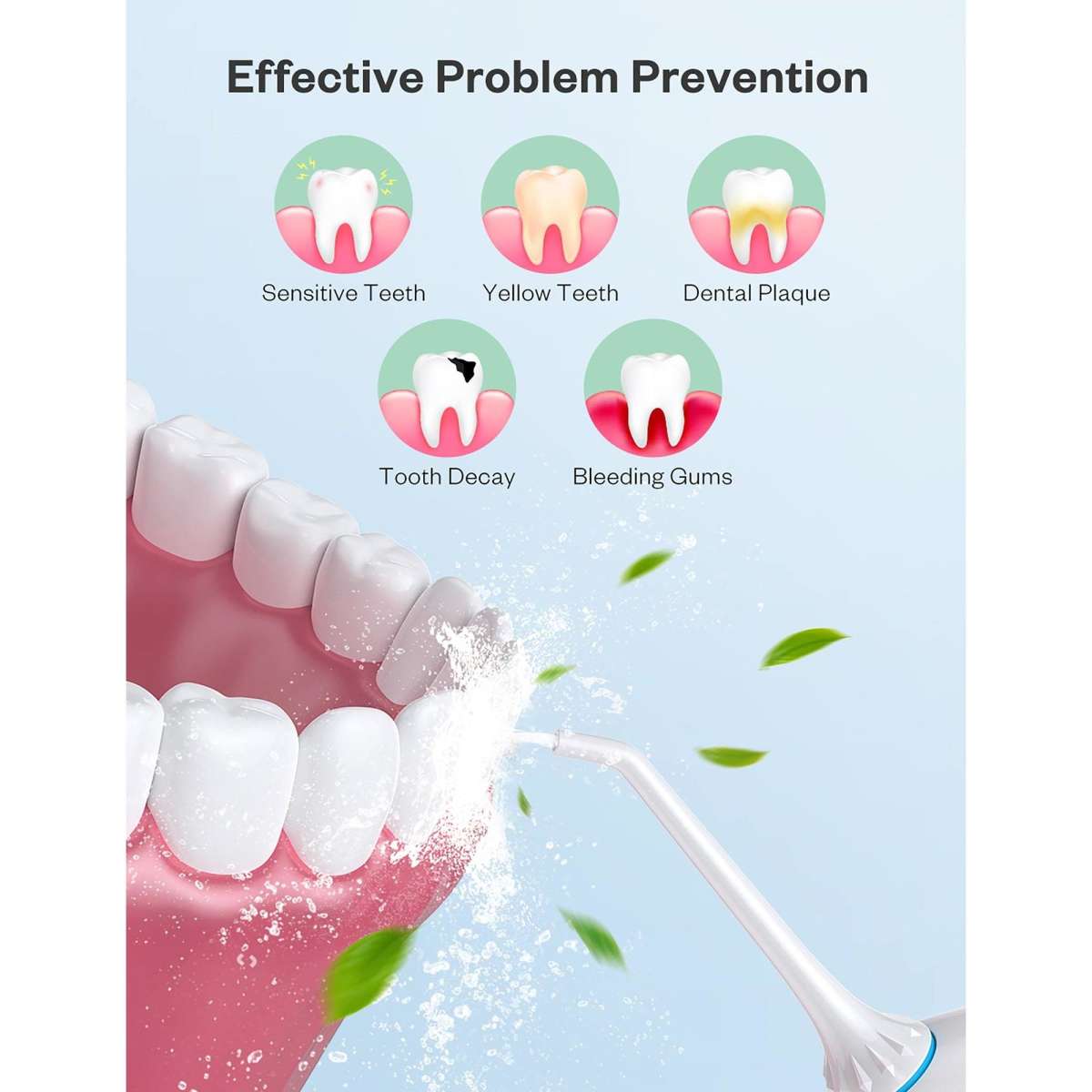 Cremax Dental Water Flosser Cordless Portable Ultra Oral Irrigator