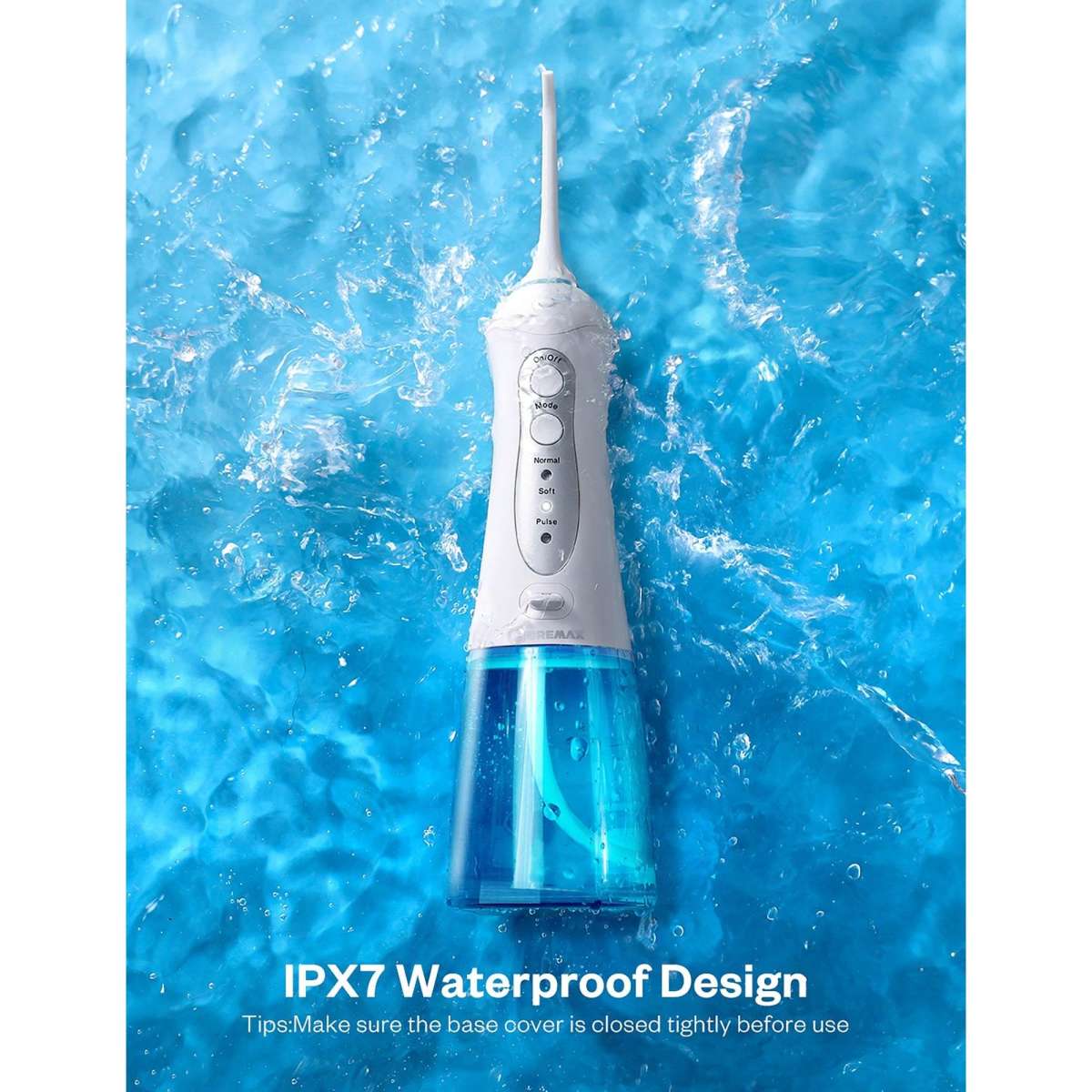 Cremax Dental Water Flosser Cordless Portable Ultra Oral Irrigator