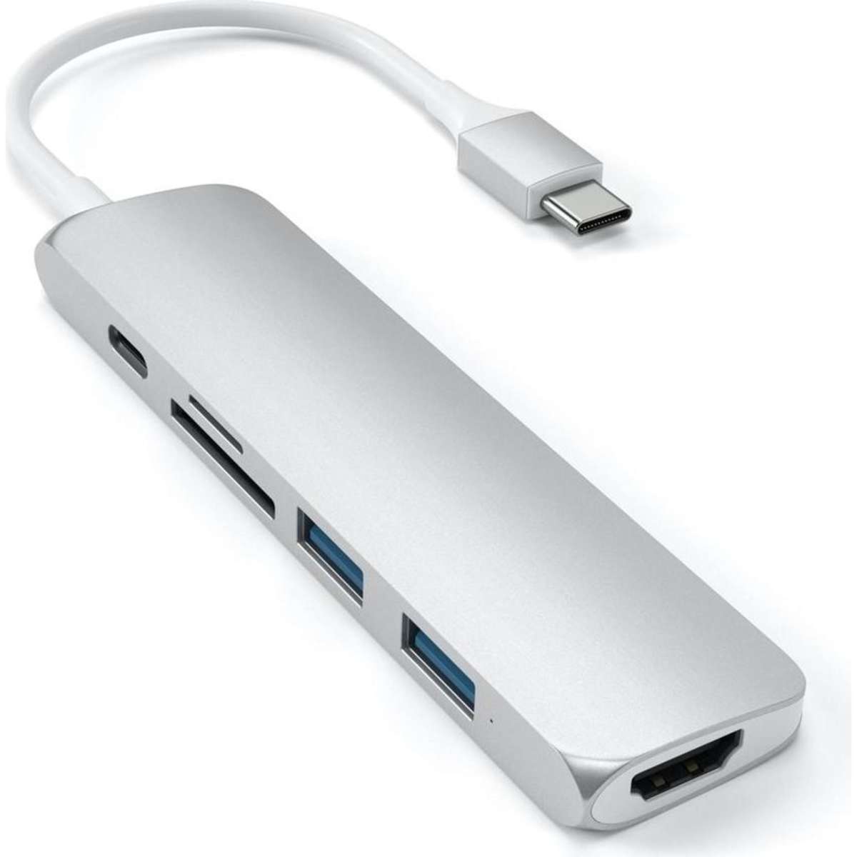 Satechi Slim USBC MultiPort Adapter Version 2 Silver Woolworths