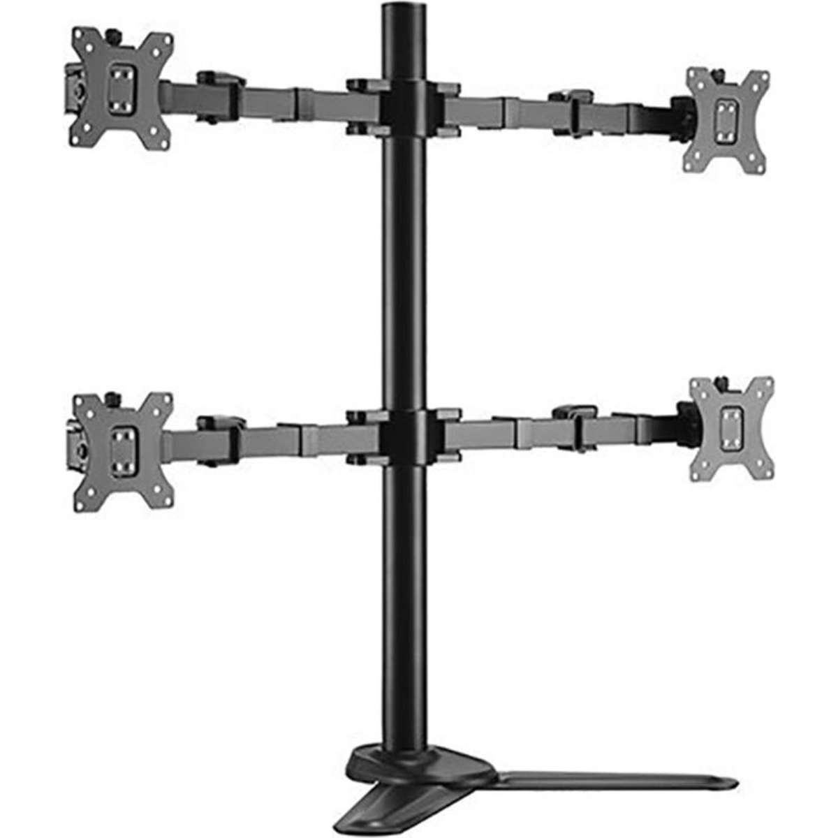 Brateck Quad Monitors AfFordable Steel Articulating Monitor Stand 17 ...