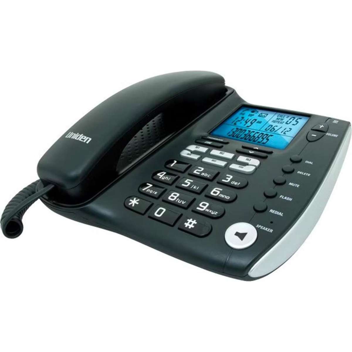 Uniden Corded Phone With Advanced Caller LCD Display Woolworths