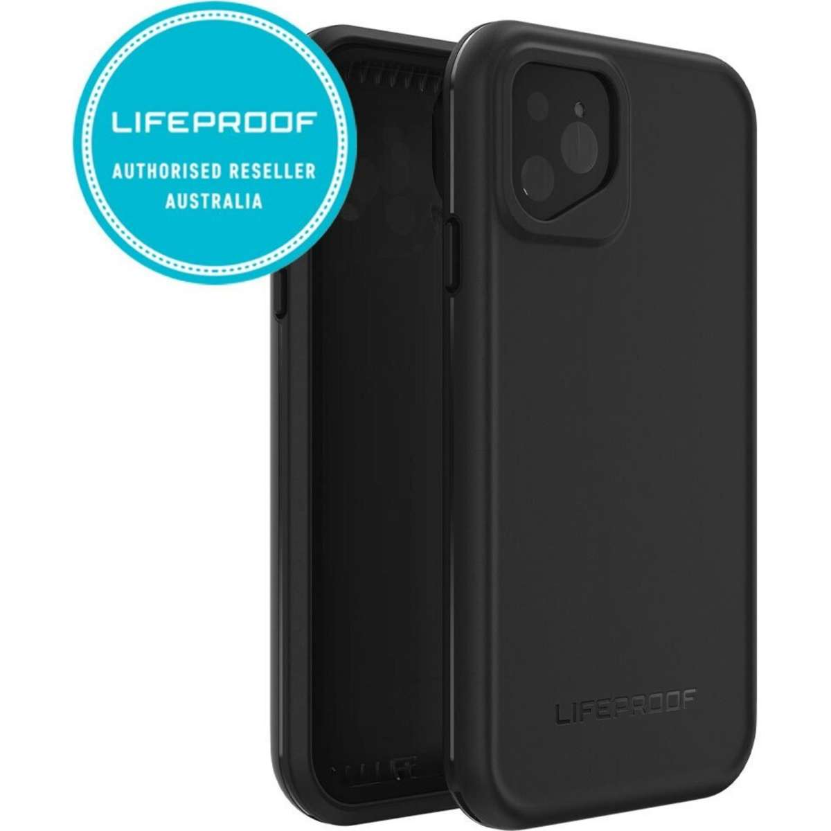 Lifeproof Fre Waterproof Case Mobile Cover For iPhone 11 Black