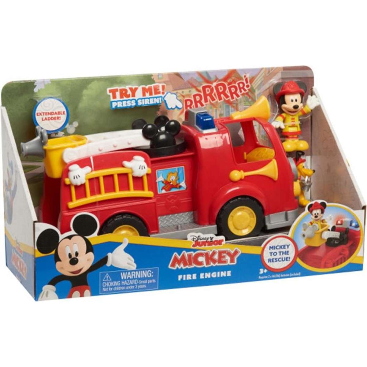 Disney Junior Mickey Mouse Fire Engine Kids Toy 3y+ | Woolworths