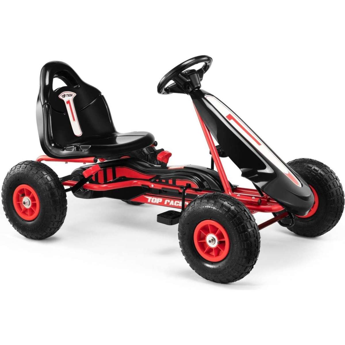 Kogan Kids Pedal Go Kart 4 Wheels - Black | Woolworths