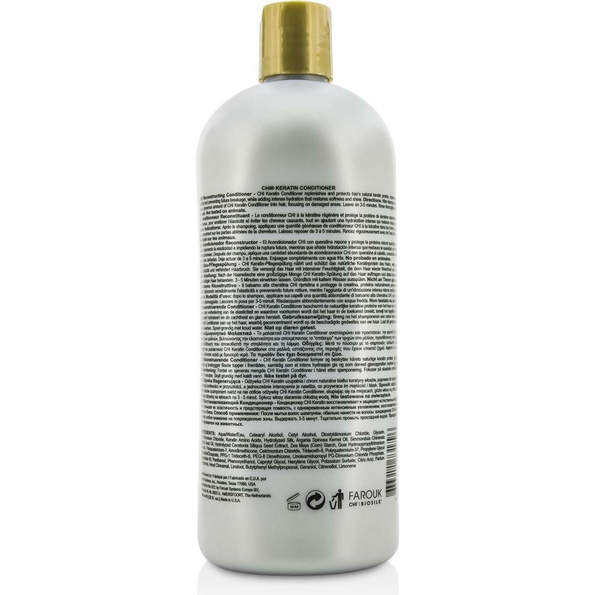 CHI Keratin Conditioner Reconstructing Conditioner 946ml/32oz Woolworths
