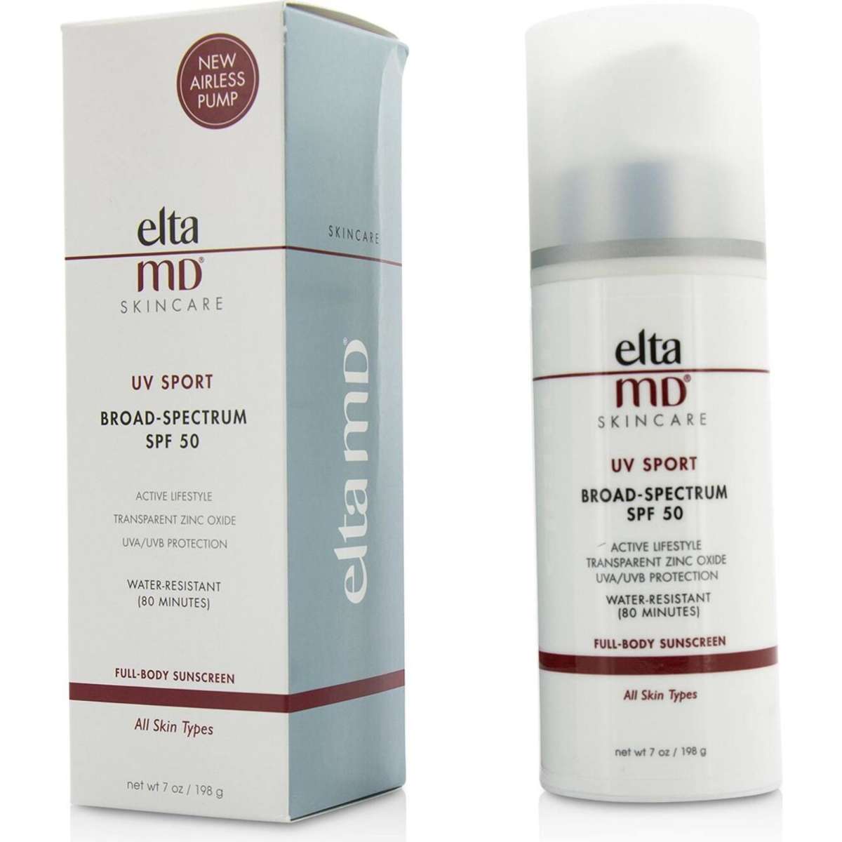 EltaMD UV Sport WaterResistant FullBody Sunscreen SPF 50 198g/7oz