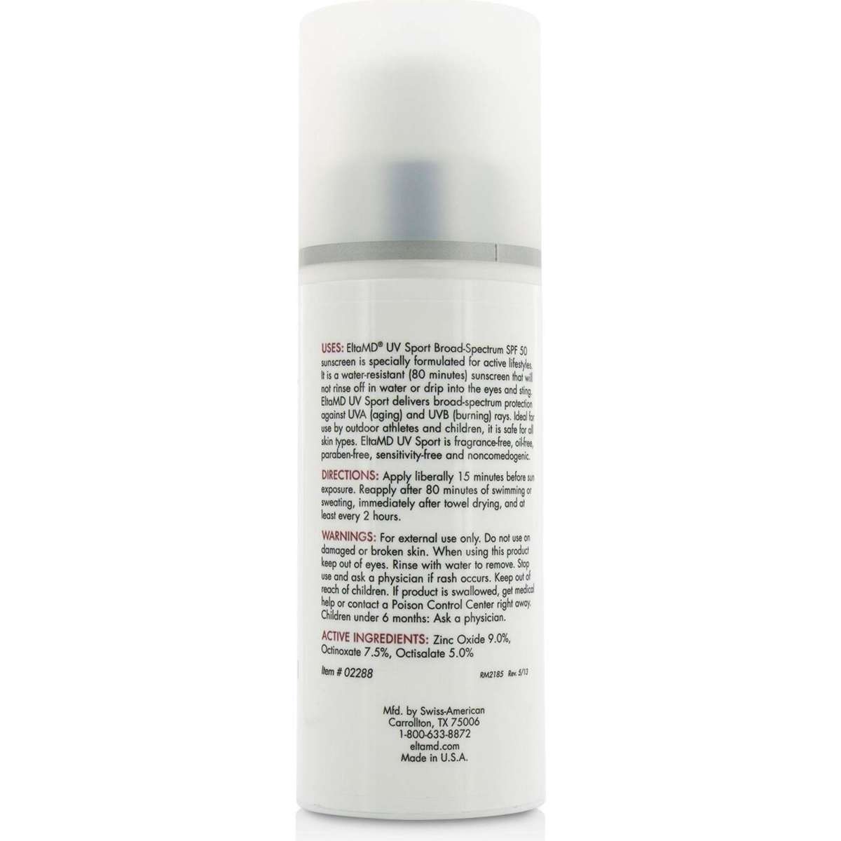 EltaMD UV Sport WaterResistant FullBody Sunscreen SPF 50 198g/7oz